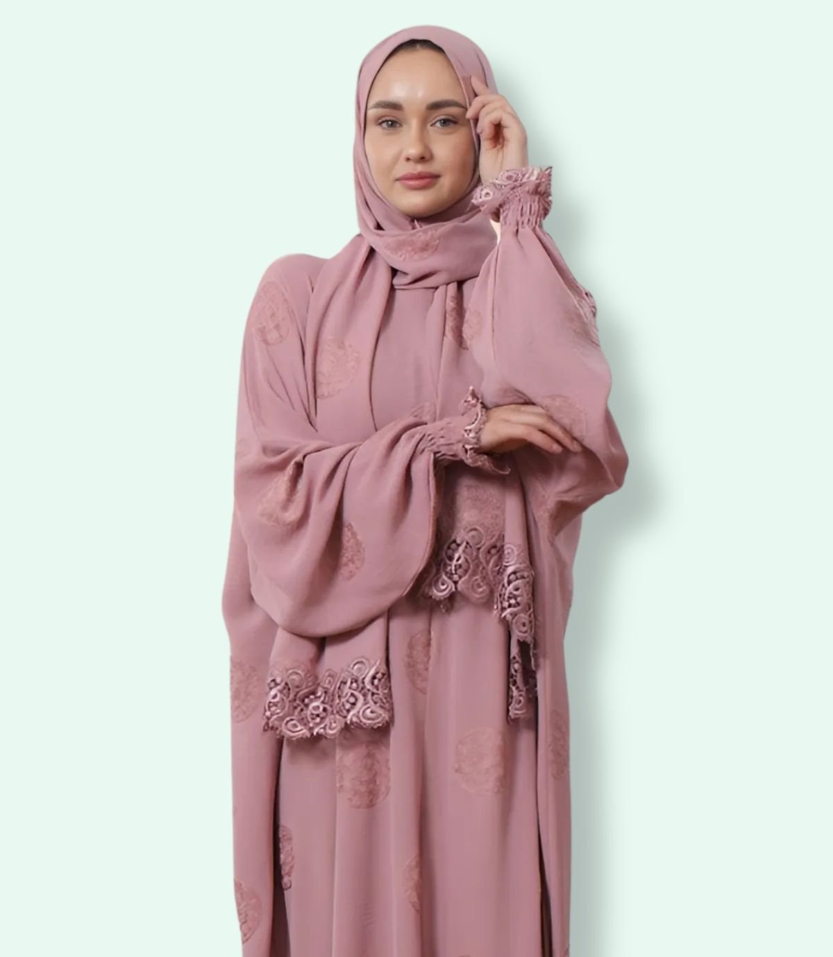 عباية مطرزة versace - الصورة 6