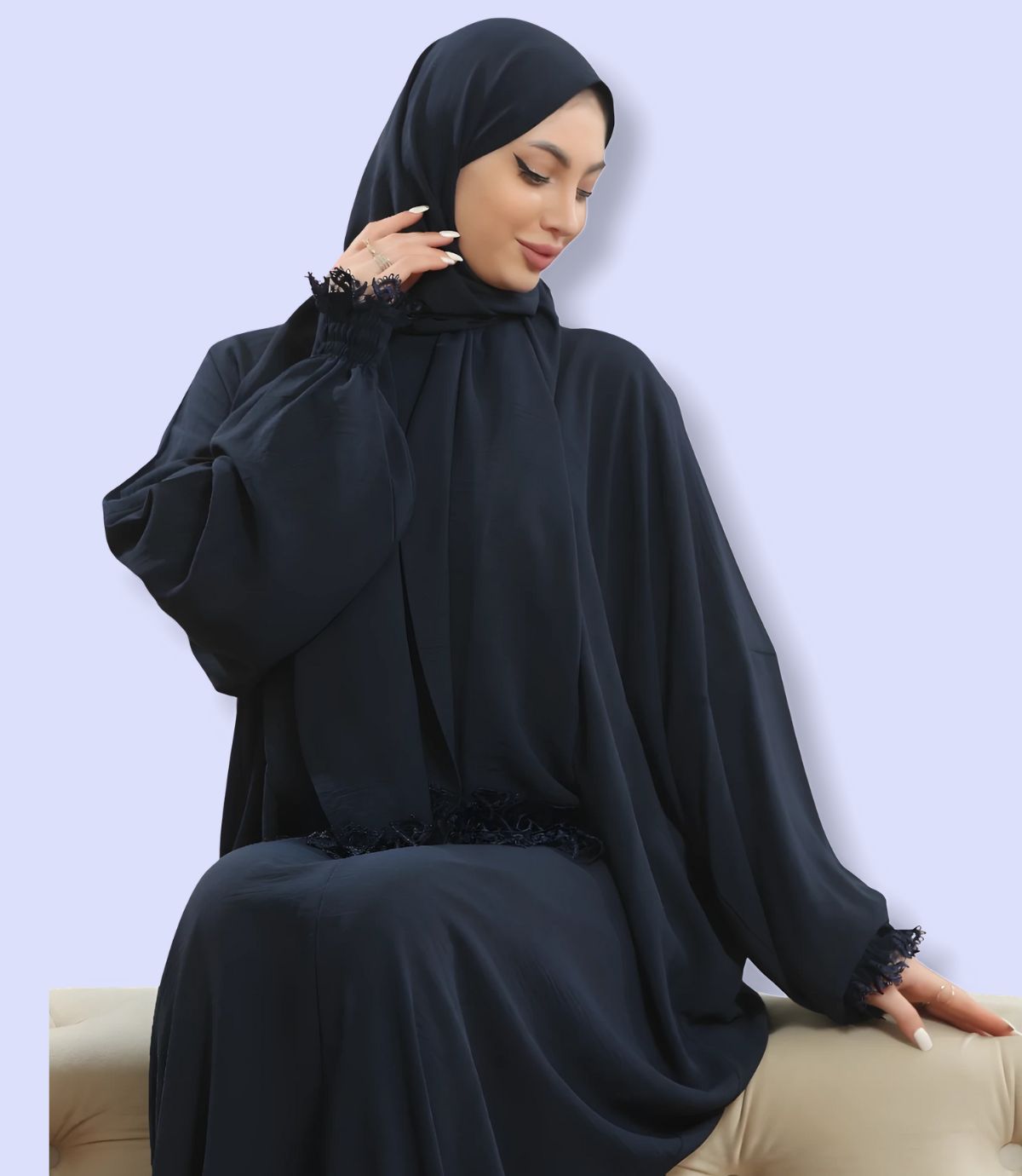 عباية CEY مع تطريز - الصورة 2