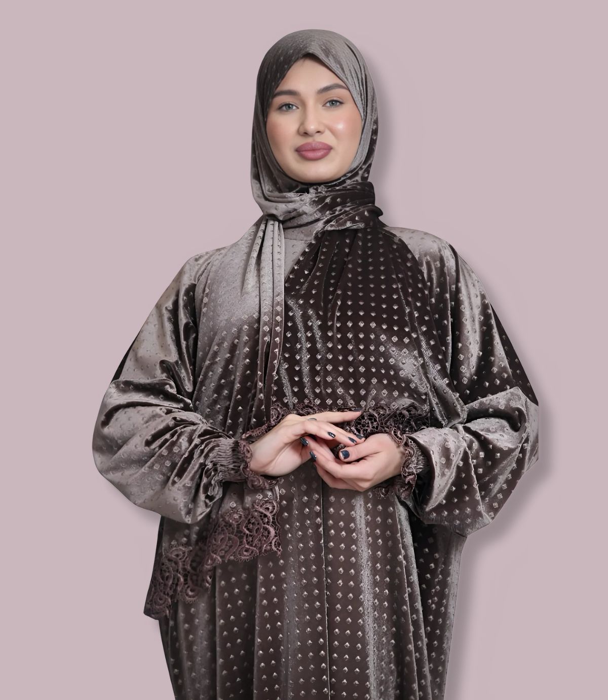 مخمل منقط شتوي - الصورة 6