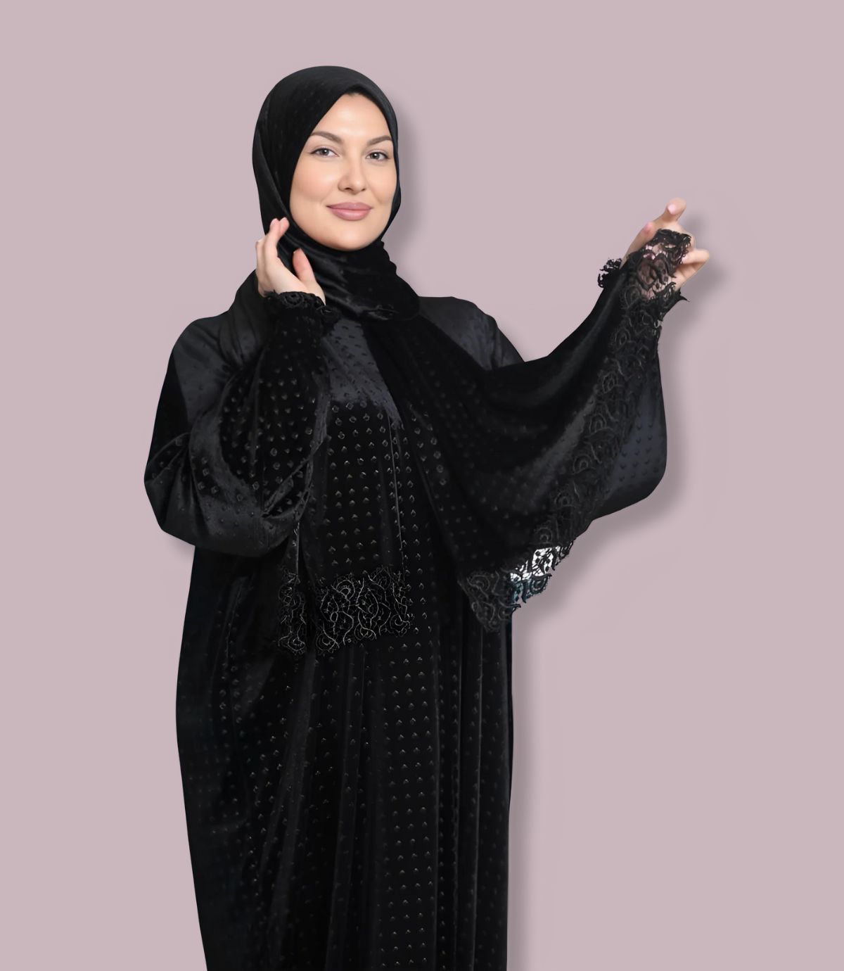 مخمل منقط شتوي