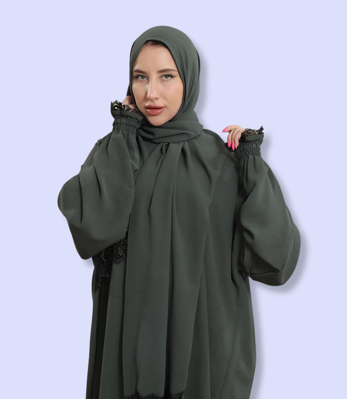 عباية CEY مع تطريز - الصورة 5