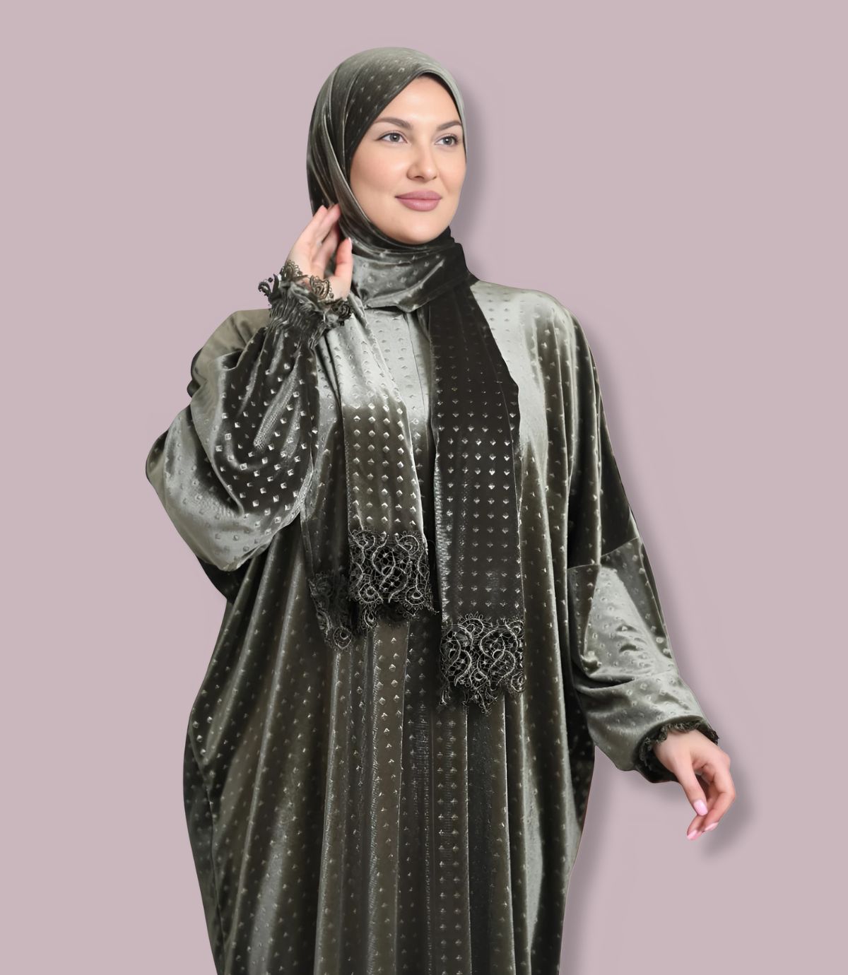 مخمل منقط شتوي - الصورة 2